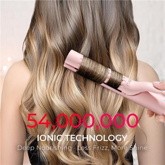 Airflow Curling Iron for Lasting Curls - Ceramic Flat Iron Hair Straightener - Picture 6 of 7